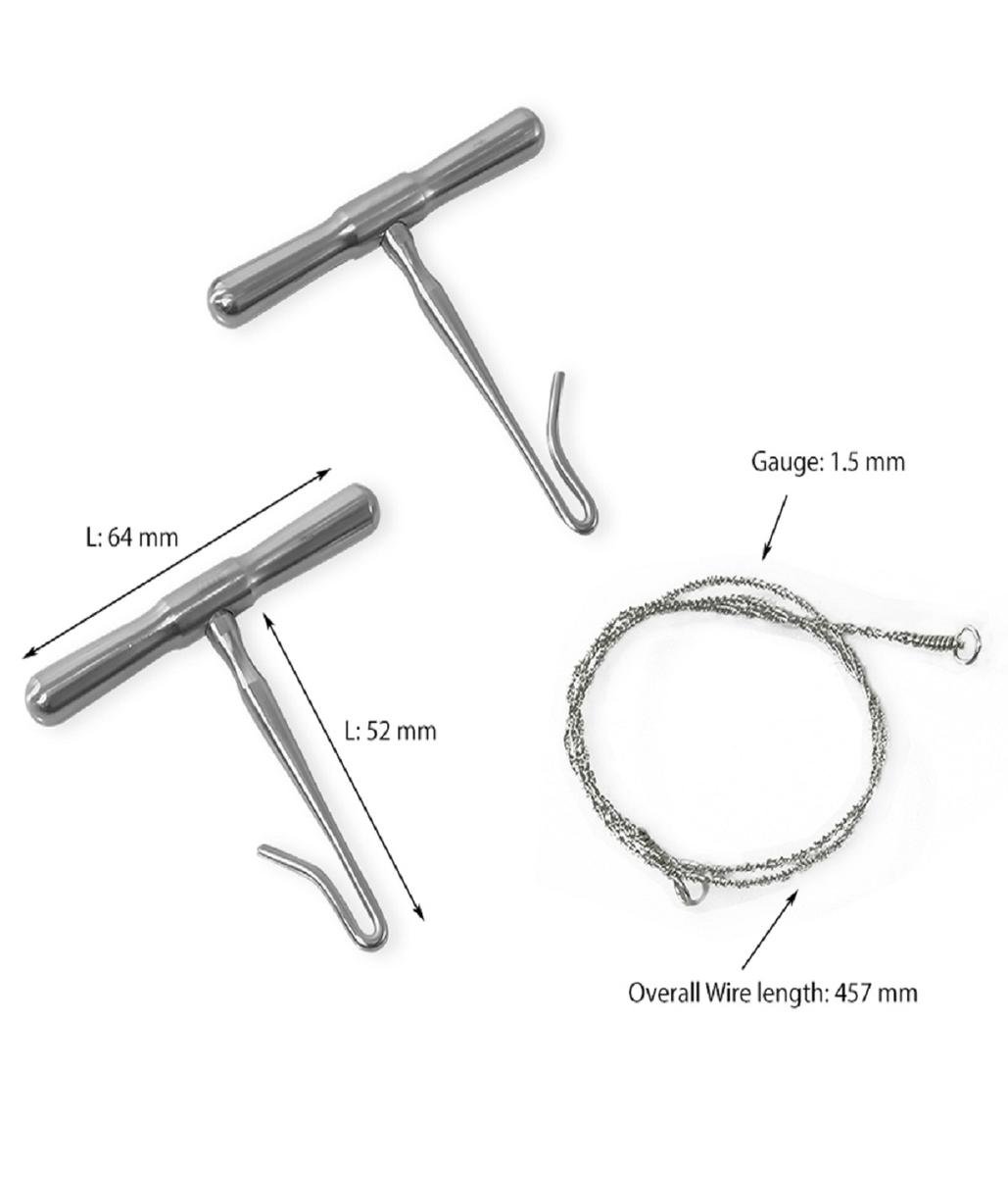 Gigli Saw Wire – Stainless Steel Surgical Wire Saw for Bone Cutting - Image 2